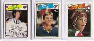 1988 89 Topps 198 card Hockey Set w/ Brett Hull & Brendan Shanahan 