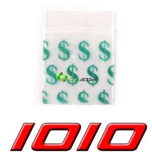 1X1 1010 100 Ct Count Money $$ Ziplock Baggies Bags Bag 