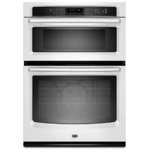   Electric Combination Wall Oven and Microwave   White