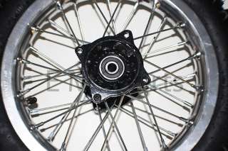 Dirt Pit Bike Front Wheel Rim Tire Combo 3.00 12 Parts  