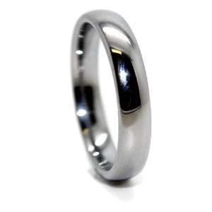   Classic Unisex Domed Tungsten Wedding Band Engagement Ring Size (14.5