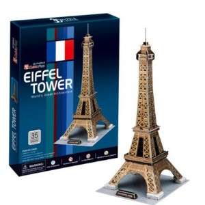 EIFFEL TOWER 3D Worlds Great Architecture Puzzle Home Decoration XMAS 