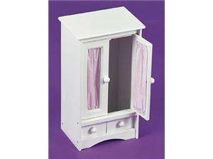    Badger Basket Doll Armoire with Three Hangers