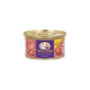 Wellness Canned Beef & Chicken Cat Food ( 24x5.5 OZ)  