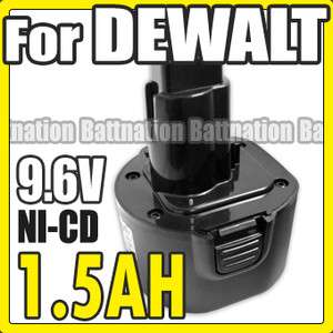 6V 9.6 VOLT Battery for DEWALT DE9062 DW9061 DW9062  