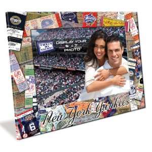   York Yankees 5x7 Picture Frame   Ticket Collage Design