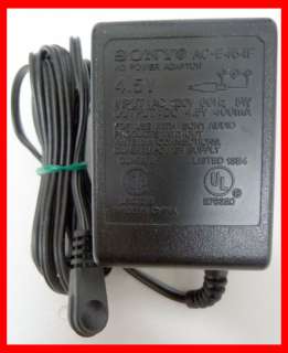 Sony AC Power Adapter 120V 5W DC 4.5V 400mA AC E454F  