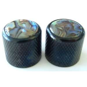  BLACK DOME KNOB WITH ABALONE TOP (Priced Each) Everything 