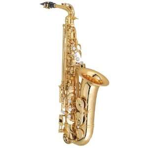   Alto Sax, Gold Lacquer, Rolled Tone Hole with Case Musical