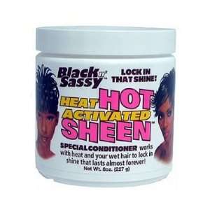   Sassy Heat Activated Hot Sheen Special Conditioner 8 Oz. Beauty