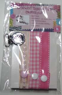 Interchangeable Pacifier Clip Paci Holder Baby U Pic  
