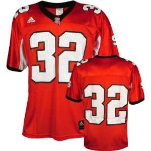   State Wolfpack Red adidas Replica Football Jersey