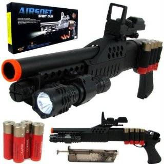   Off Pump Airsoft Shotgun W/ Shells, 320 FPS SNUB NOSE Airsoft Guns