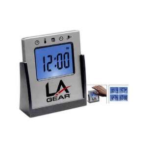  Touch sensitive multi functional alarm clock with date 