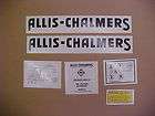 Decal set for Allis Chalmers G decal set, TRACTOR