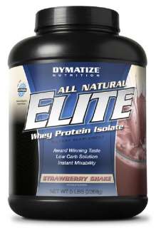 Dymatize Elite Natural Whey Isolate Strawberry 5lb NEW  