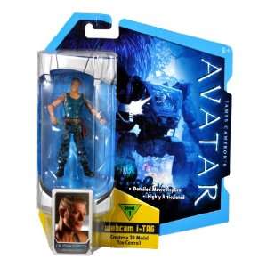  Avatar 4 inch Evil Colonel Miles Quaritch w iTag Toys 