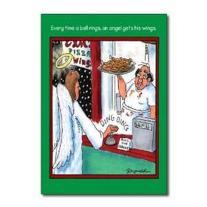  Funny Christmas Cards Christmas Angel Wings Humor Greeting 