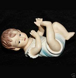 Vintage Porcelain Baby Piano Doll figurine Germany cute  