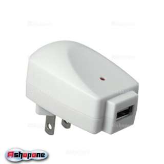 USB Travel Home AC Wall Charger Adaptor for iPod iPhone  