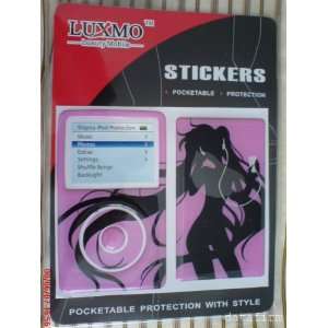 Apple iPod Faceplate Sticker Girl Dancing Pink  Players 