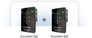  Monster PowerNet 200 Powerline Network Adapter Starter Kit 