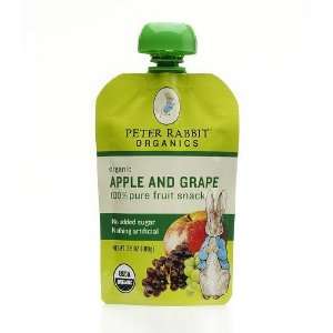 10 pack   Peter Rabbit Organics Apple & Grape Fruit Snack   3.5 oz 