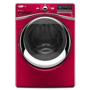    Whirlpool Duet 27 In. Red Front Load Washer   WFW94HEXR Appliances