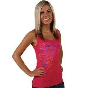  Fly Racing Womens Fish Tank Top   X Large/Pink 