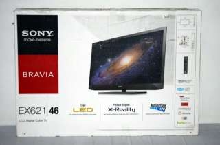 2011 SONY 46 KDL 46EX621 120Hz 1080P LED WIFI HDTV 027242817098 