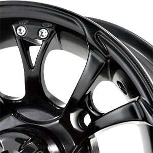 New 12X7 4x156 DWT Nitro Black ATV OHV Wheels/Rims  