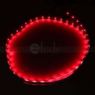 120CM 60 LED Strip Car Red Lights Flexible Grill Light  