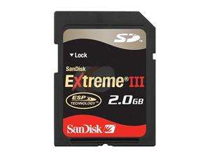   Extreme III 2GB Secure Digital (SD) Flash Card Model SDSDX3 2048 901