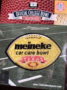 College Ftball Bowl Meineke Car Care Bowl of Texas Patch 2010/11 