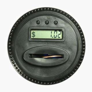 Tech Toyz Travel Coin Counter Auto Cup Holder Digital  