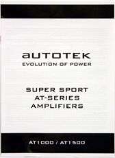 Autotek AT 1000 1000 Watt Peak 2 Channel Bridgeable Amplifier Car Amp 