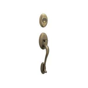   Brass Wakefield Dummy Handleset with Avanti Lever