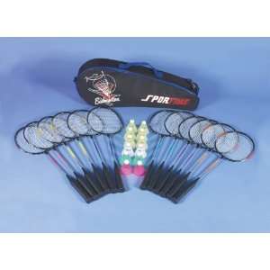  Sportime 6 Color Badminton Racquet Set