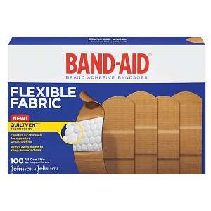 Band Aid Flexible Fabric Bandages 381370044307  