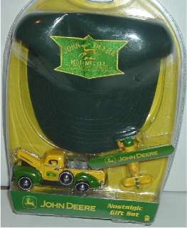 John Deere Nostalgic Gift Set with Baseball Cap & Die Cast Truck and 