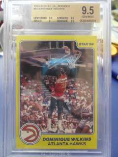bgs 9 5 gem mint 1983 84 star basketball details
