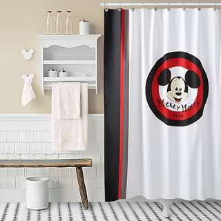 Disney Bath Shower Curtain Hooks Towels MICKEY MOUSE CLUB BATHROOM SET 