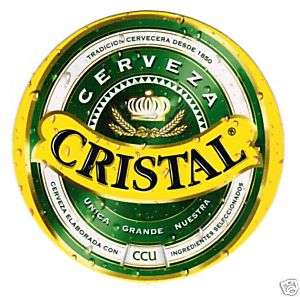 Chile Cristal Beer Coasters Thin Cardboard  