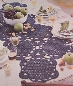 Lacy Table Runner Doily Crochet Pattern  
