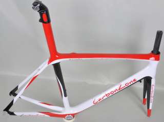   /Red Finish Full Carbon Road Bike ISP Frame+Fork+Headset 56cm  
