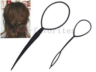 2pcs Topsy Tail Hair Braid Ponytail Maker Styling Tool  