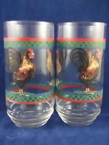   12 oz Glassware 2 Tumblers Glasses International Bob Timberlake  