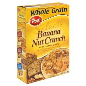 Post Banana Nut Crunch Cereal, 15.5 Ounce Boxes (Pack of 4)  