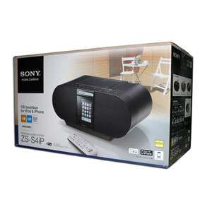 SONY ZSS4iP BOOMBOX PORTABLE SYSTEM IPHONE CD/AM/FM NEW  