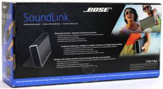 New Bose SoundLink Wireless Portable Mobile Bluetooth SOUNDDOCK Nylon 